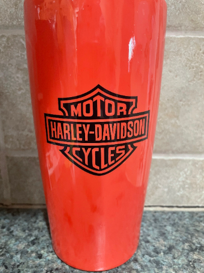 Harley Davidson inspired tumbler