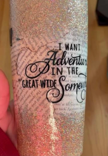 Beauty and the Beast inspired tumbler