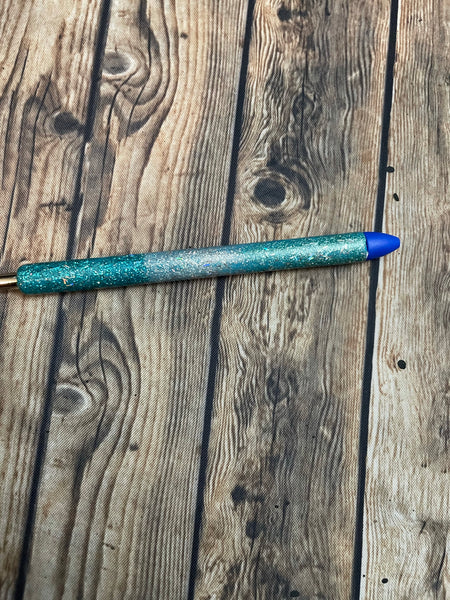 Blue and Silver Ombré pen
