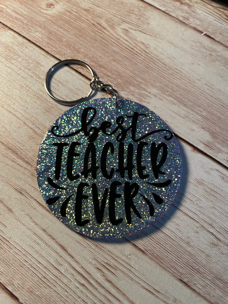 Best Teacher Ever Keychain